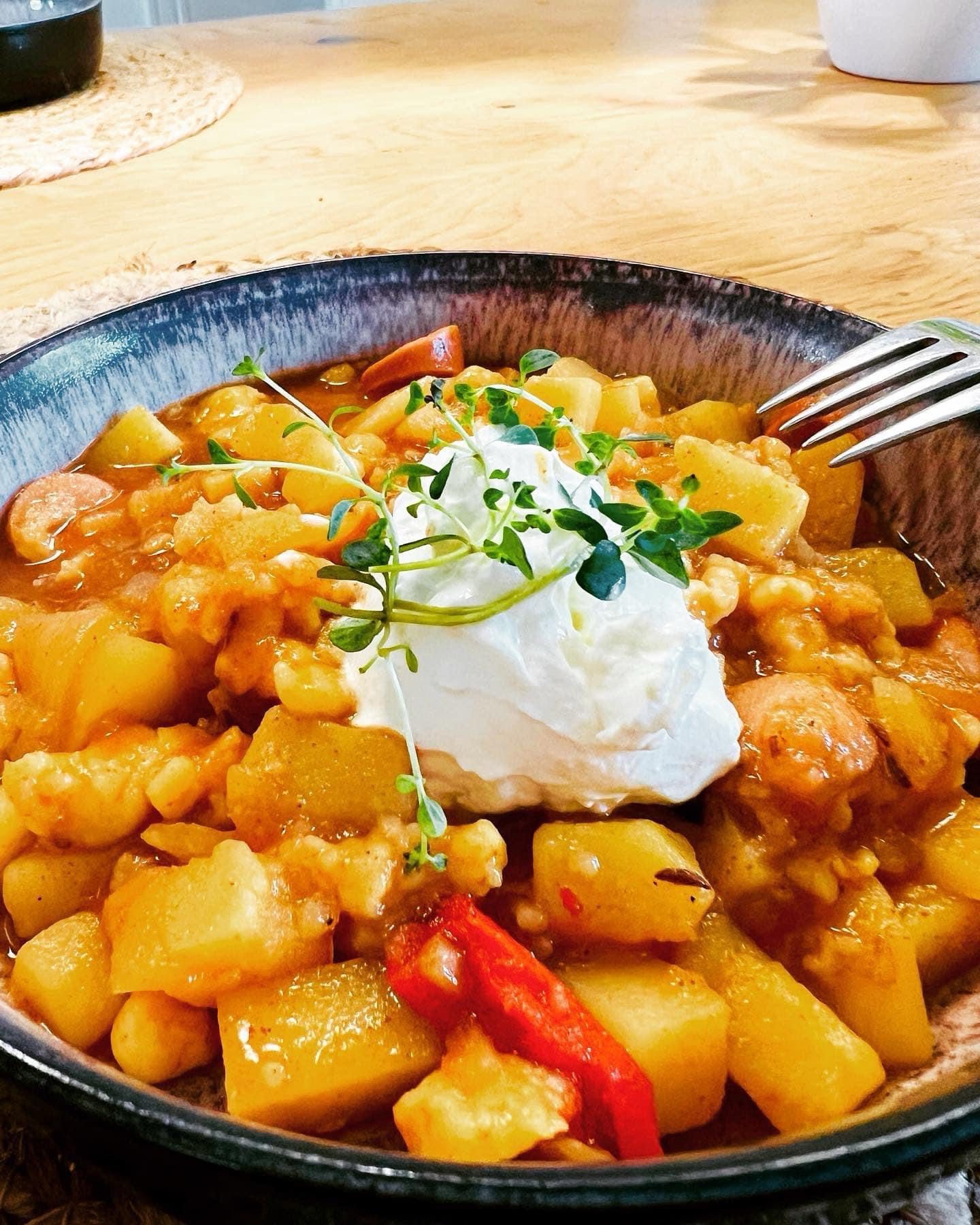 Erdäpfelgulasch aus dem thermomix